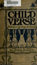 Child verse; poems grave and gay_cover