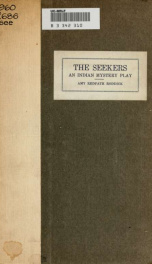 Seekers, an Indian mystery play_cover