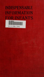 Indispensable information for infants;_cover