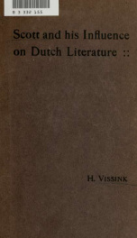 Scott and his influence on Dutch literature .._cover