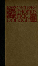 The poetical works of Thomas MacDonagh_cover