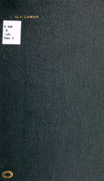 Letter of Lucius Q. C. Lamar, in reply to Hon. P. F. Liddell, of Carrollton, Mississippi_cover