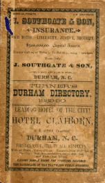 Turner & Co.'s Durham directory for the years 1889 and 1890_cover