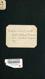 South Carolina, disunion, and a Mississippi Valley confederacy_cover