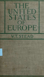 The United States of Europe on the eve of the parliament of peace_cover
