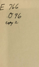 Three years of Democracy. Shall we have peace or war? An address delivered before the Democracy of New Hampshire on the occasion of their annual banquet held in the city of Concord, N.H., on March 16, 1916 2_cover