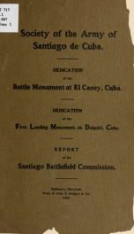 Dedication of the battle monument at El Caney_cover