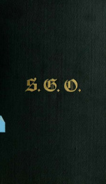 The letters of S.G.O.; a series of letters on public affairs written by the Rev. Lord Sidney Godolphin Osborne and published in The Times, 1844-1888 1_cover