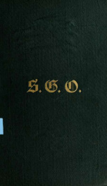 The letters of S.G.O.; a series of letters on public affairs written by the Rev. Lord Sidney Godolphin Osborne and published in The Times, 1844-1888 2_cover