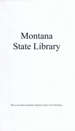 Beverage and food containers : a report to the people of Montana and the Forty-seventh Legislature 1979_cover