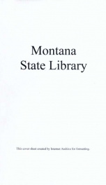 Bond issues in Montana; interim study 1973_cover