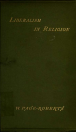 Liberalism in religion; and other sermons_cover