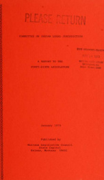 A report to the Forty-sixth Legislature 1979_cover