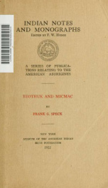 Beothuk and Micmac_cover