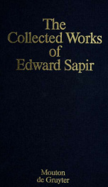 The collected works of Edward Sapir 3_cover