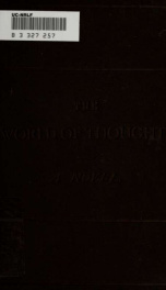 The World of thought; a novel_cover