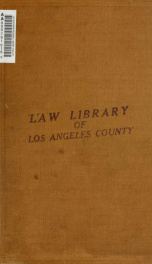 Federal liabilities of carriers; a treatise upon the duties and liabilities of common carriers by railroads under all federal laws, with an appendix containing a copy of the federal statutes affecting railroads, and the general orders of the director gene_cover