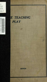 The teaching of play_cover