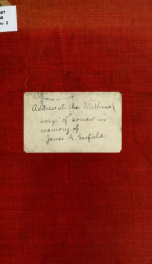 Address at the Mithras Lodge of Sorrow, Washington, November, 10, 1881 : in memory of James A. Garfield 1_cover