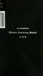 A successful life; address in memory of Clarence Armstrong Seward_cover