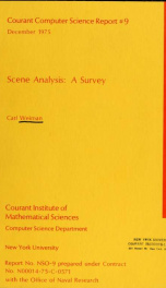 Scene analysis: a survey_cover