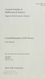 Coastal refraction of VLF waves_cover