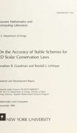 On the accuracy of stable schemes for 2D scalar conservation laws_cover