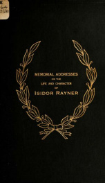 Isidor Rayner (late a senator from Maryland)_cover