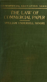 The law of commercial paper_cover