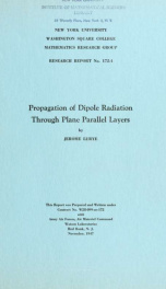 Propagation of dipole radiation through plane parallel layers_cover