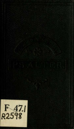 The Psalms : a revision of the Scottish metrical version with additional versions_cover