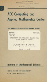Experiments on supersonic plasma flow along magnetic fields_cover