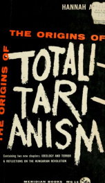 The origins of totalitarianism_cover