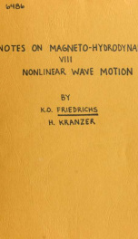 Notes on magneto-hydrodynamics. VIII: Nonlinear wave motion pt. 8_cover