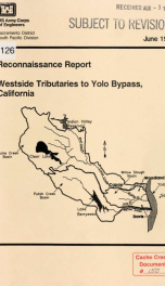 Reconnaissance report, westside tributaries to Yolo Bypass, California_cover