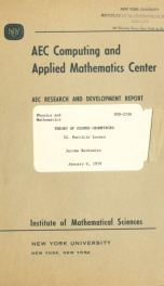 Theory of cusped geometries. II: Particle of losses_cover