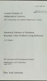 Numerical solution of nonlinear boundary value problems using reflection_cover