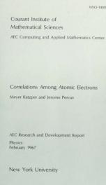 Correlations among atomic electrons_cover