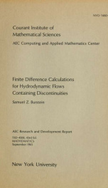 Finite difference calculations for hydrodynamic flows containing discontinuities_cover