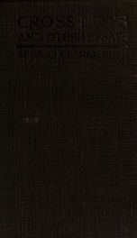 Cross-lots, and other essays_cover