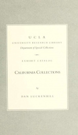 California collections : catalog of an exhibit, April-June 1990_cover