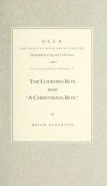 The Ludford box and "A Christmass-box" : their contribution to our knowledge of eighteenth century children's literature_cover