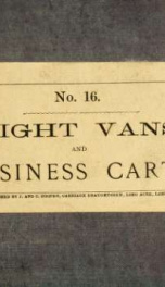 No. 16 : light vans and business carts_cover