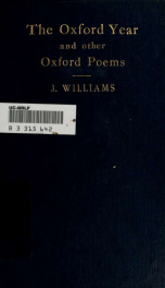 The Oxford year and other Oxford poems_cover