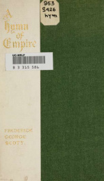 A hymn of empire : and other poems_cover