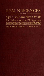Reminiscences of the Spanish-American war in Cuba and the Philippines, by Charles F. Gauvreau_cover