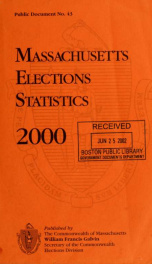 Massachusetts election statistics_cover