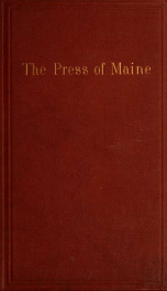 History of the press of Maine_cover