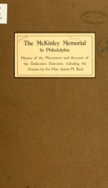 The McKinley memorial in Philadelphia_cover