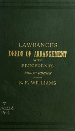 Lawrance's deeds of arrangement and statutory compositions and schemes with precedents_cover